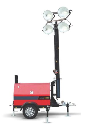 Torres de Iluminación Móviles LED 4x350W (Mástil 9m)